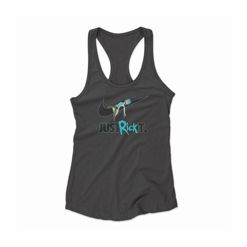 Rick And Morty Just Rick It Parody Women Racerback Tank Top