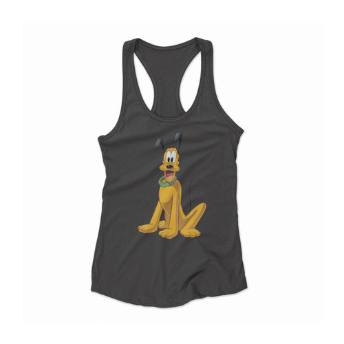 Pluto The Pup Dog Women Racerback Tank Top