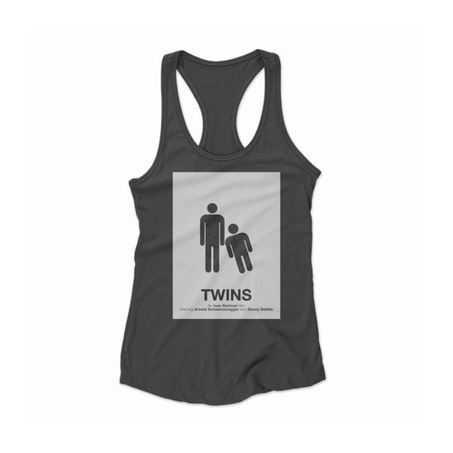 Twins Pictogram Women Racerback Tank Top