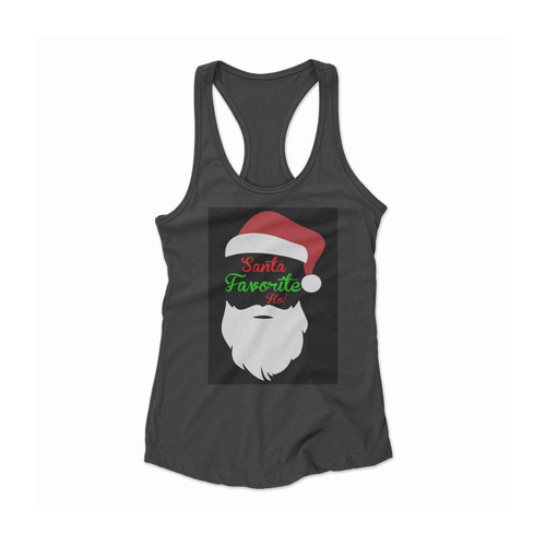 Santa Claus Favourite Ho Women Racerback Tank Top