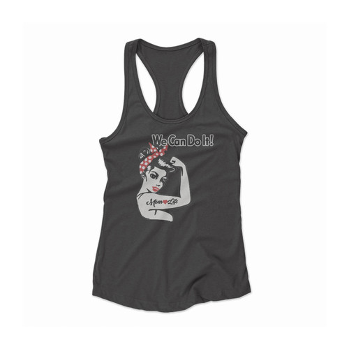 Rosie The Riveter Tattoo Women Racerback Tank Top