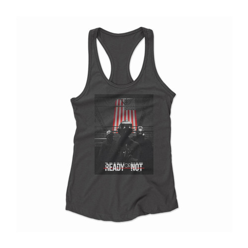Ready Or Not Video Game Women Racerback Tank Top