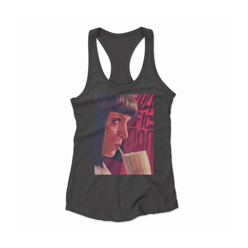 Pulp Fiction Mia Quentin Tarantino Movie Women Racerback Tank Top