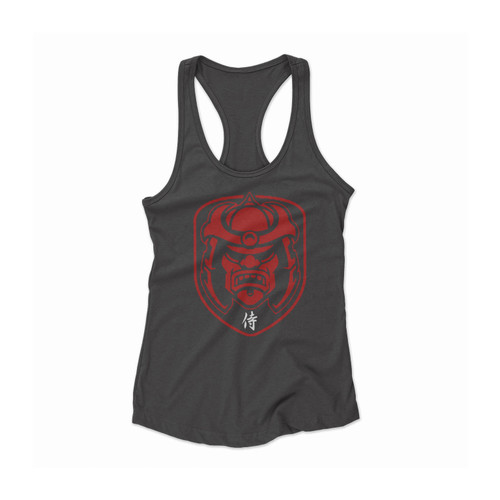 Samourai Mask Warrior Loozha Cartel Inc Women Racerback Tank Top