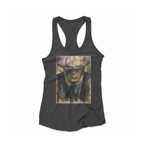 Peaky Blinders Painting Art Women Racerback Tank Top