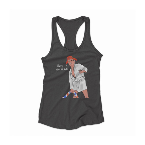 Sorry Merica's Women Racerback Tank Top