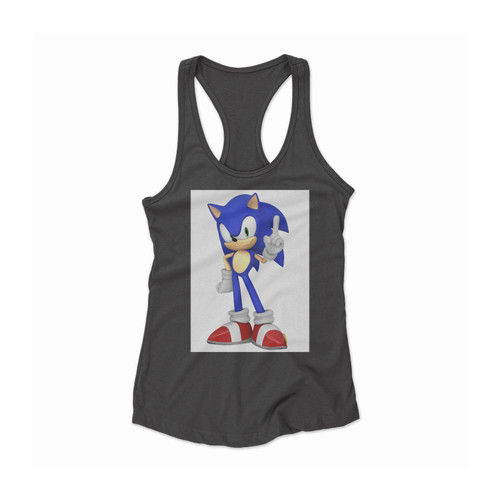 Sonic The Hedgehog's Pose 2 Women Racerback Tank Top