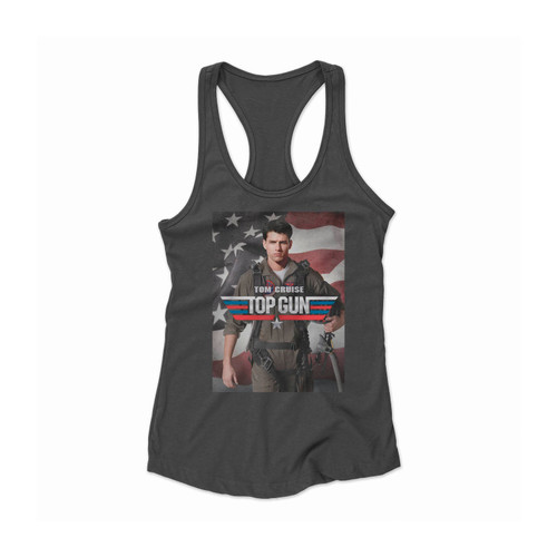 Tom Cruise Top Gun Women Racerback Tank Top