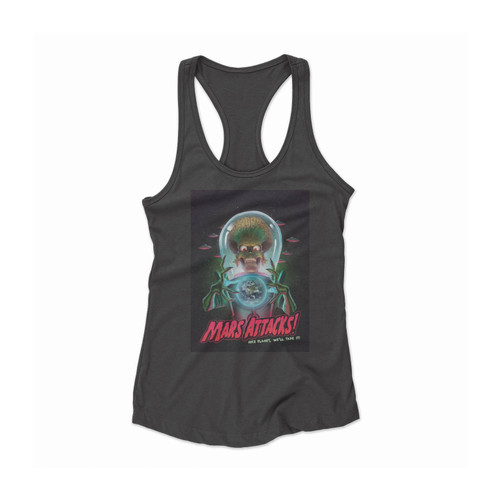 Mars Attacks Movie 1 Women Racerback Tank Top