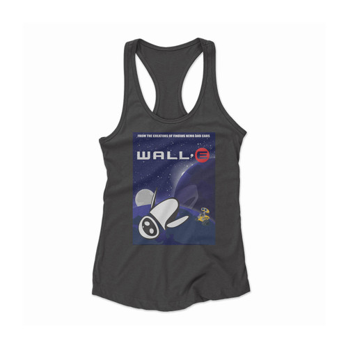Wall-E And Eve In Space Women Racerback Tank Top