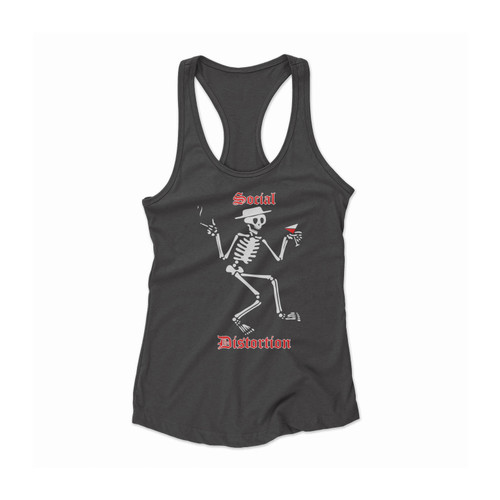 Social Distortion Skelly Women Racerback Tank Top