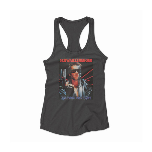 Terminator Arnold Schwarzenegger 2 Women Racerback Tank Top