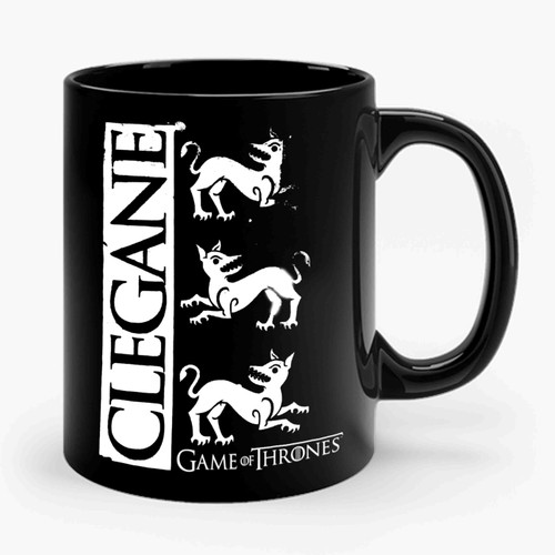 game of thrones clegane sigil 2 Ceramic Mug
