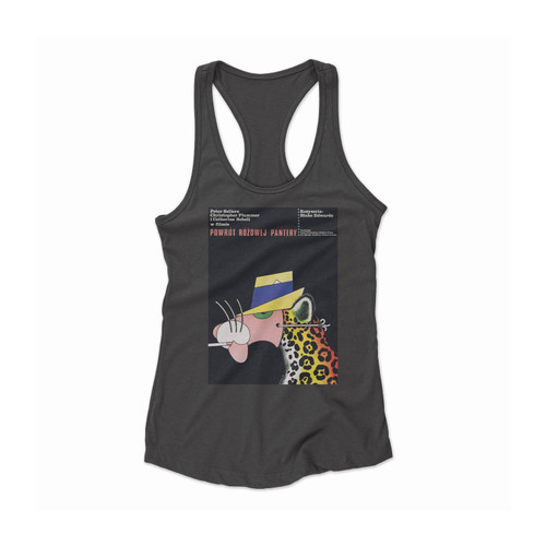 The Return Of The Pink Panther Women Racerback Tank Top