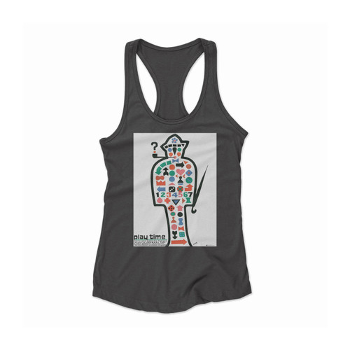 Playtime Jacques Tati Women Racerback Tank Top