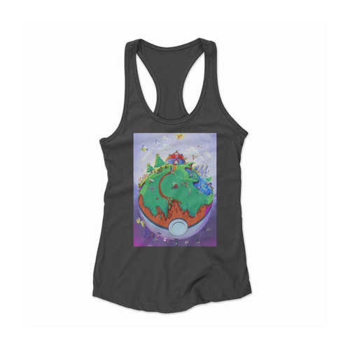 Pokemon On We Heart It Women Racerback Tank Top