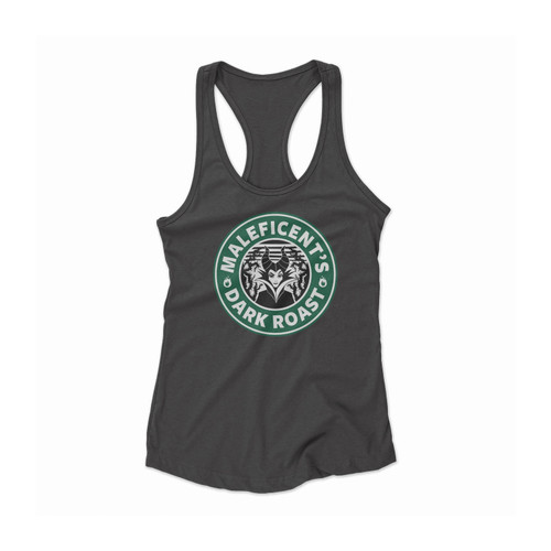 Maleficent Coffee Starbuck Women Racerback Tank Top