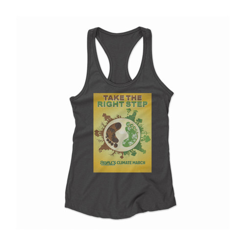 People's Climate March Women Racerback Tank Top