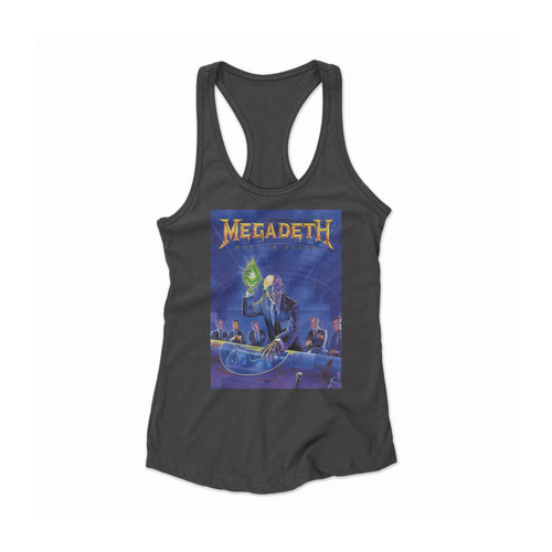 Megadeth Five Rust In Peace Women Racerback Tank Top