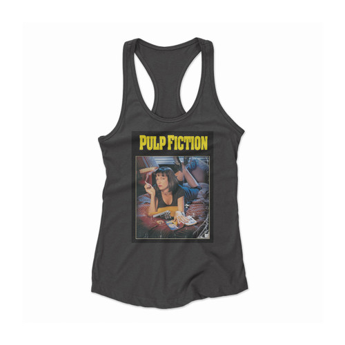 Pulp Fiction Movie 1 Women Racerback Tank Top