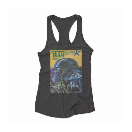 Russian Star Wars A Jedi Uisszater Women Racerback Tank Top