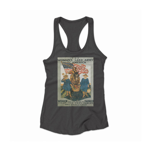 Women's Land Army Of America Women Racerback Tank Top