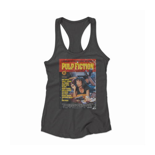 Pulp Fiction Quentin Tarantino Women Racerback Tank Top