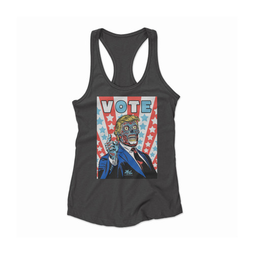 Vote Donald Trump Women Racerback Tank Top