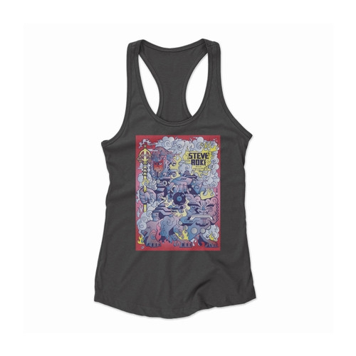 Steve Aoki Music Festival Women Racerback Tank Top