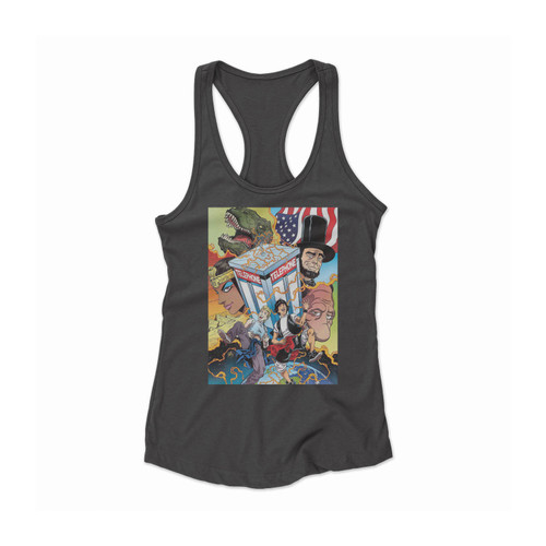 Bill And Ted Vintage Women Racerback Tank Top
