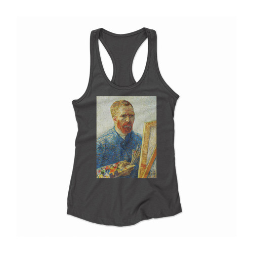 Vincent Van Gogh Self Portrait Women Racerback Tank Top