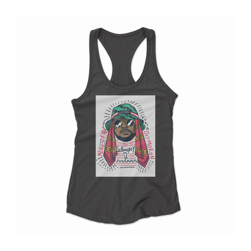 Schoolboy Q Hip Hop Rapper Women Racerback Tank Top