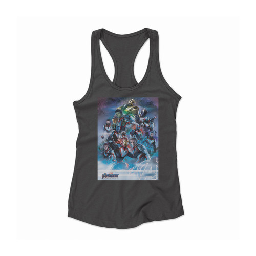 Avengers Endgame Quantum Women Racerback Tank Top