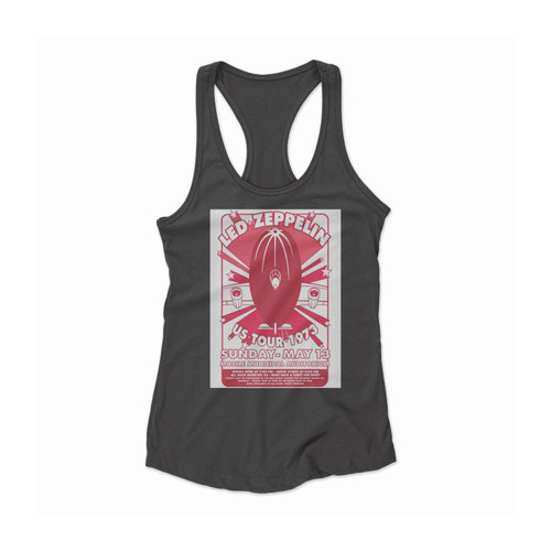 Led Zeppelin Us Tour 1973 Women Racerback Tank Top