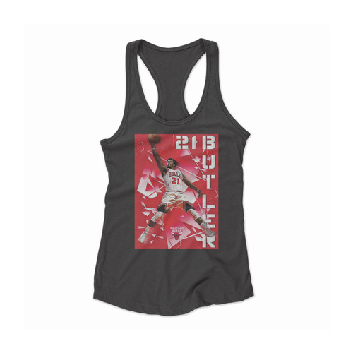 Jimmy Butler Chicago Bulls Women Racerback Tank Top
