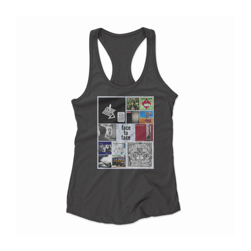 Face To Face Albums Women Racerback Tank Top