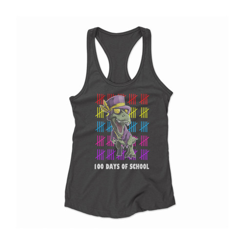 100 Days Of School Women Racerback Tank Top