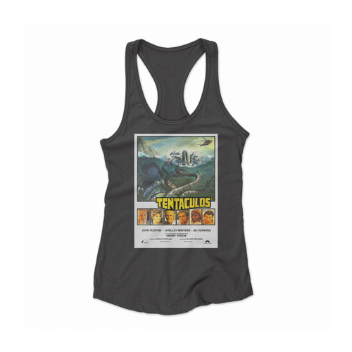 Tentacles 1977 Classic Movie Posters Women Racerback Tank Top