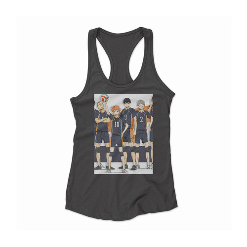 Team Karasuno Haikyuu Women Racerback Tank Top