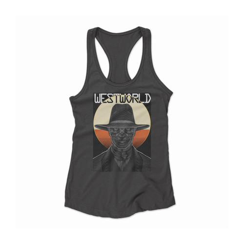 Westworld The Man In Black Women Racerback Tank Top