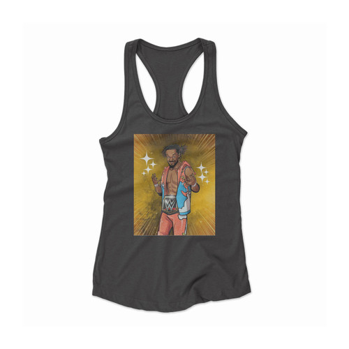 Kofi Kingston Champion Women Racerback Tank Top