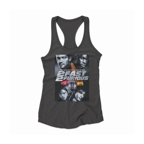 2 Fast 2 Furious Women Racerback Tank Top