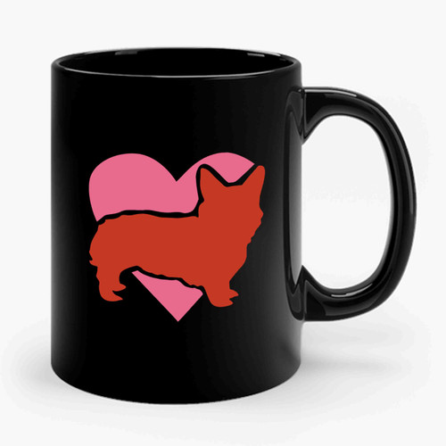 Corgi Heart Slouchy Pullover 2 Ceramic Mug