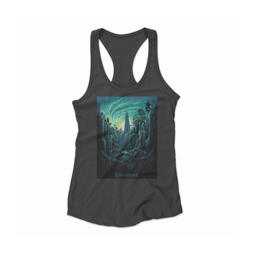 Lord Of The Rings Trilogy Women Racerback Tank Top