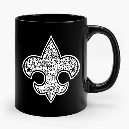 Boy Scout Oath Symbol Ceramic Mug