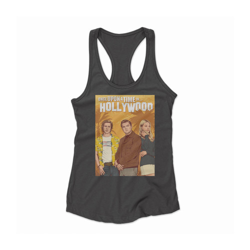 Once Upon A Time In Hollywood Margot Robbie Brad Pitt Leonardo Dicaprio Women Racerback Tank Top