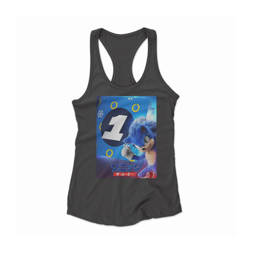 New Sonic Movie Women Racerback Tank Top