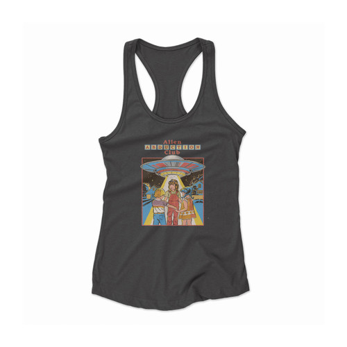 Alien Abduction Club Women Racerback Tank Top