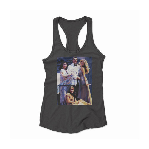 Farrah Fawcett And Lee Majors Women Racerback Tank Top