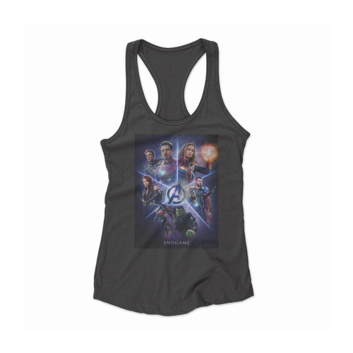 Avengers Endgame Superheroes Women Racerback Tank Top